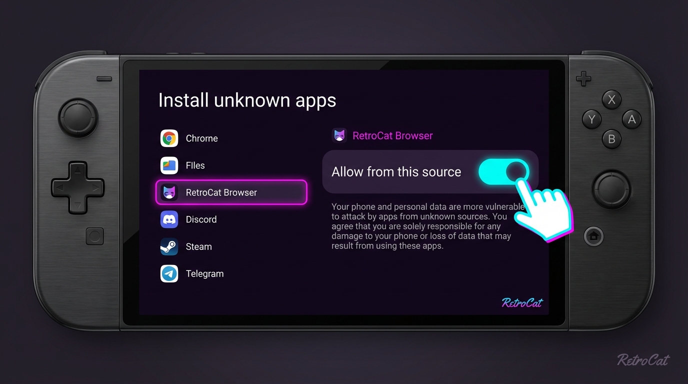 Enable Unknown Sources